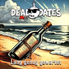 DEAD DATES - LANGE GENUG GEWARTET! (RED W/ BLUE/WHITE SPLATTER VINYL) - image 1
