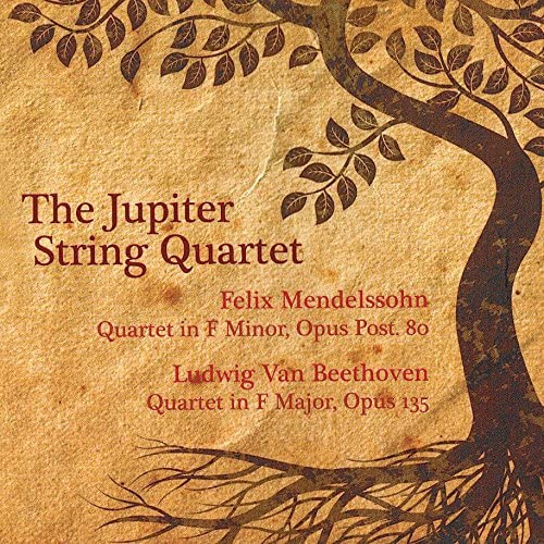JUPITER STRING QUART - MENDELSSOHN/BEETHOVEN QUARTET - CD image 1