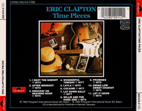 Eric Clapton - Time Pieces (The Best Of ) - CD image 5