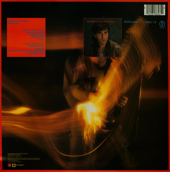 Randy California - Restless - Used Vinyl Record image 2