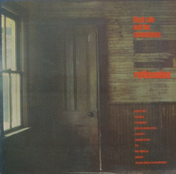 Lloyd Cole & The Com - Rattlesnakes - Used Vinyl Record image 1