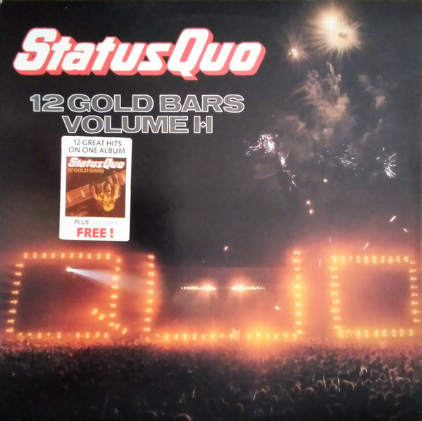 Status Quo - 12 Gold Bars Volume I+I - Used Vinyl Record image 2