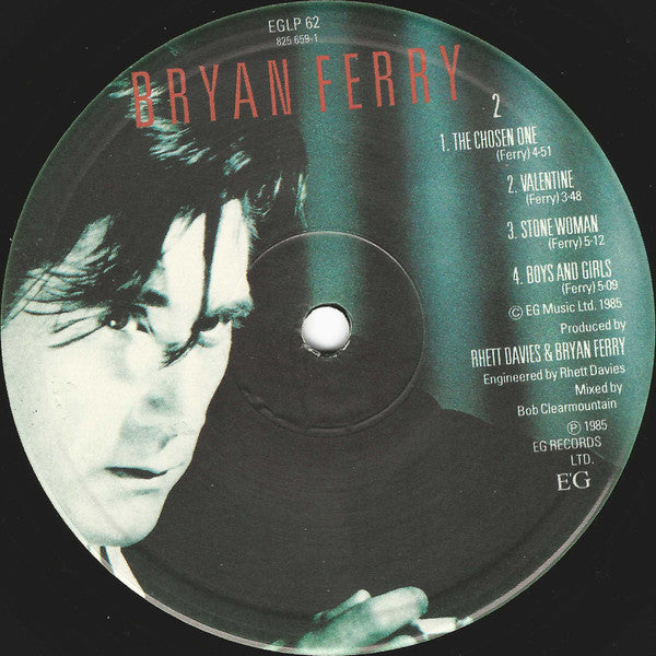 Bryan Ferry - Boys And Girls - Used Vinyl Record image 4