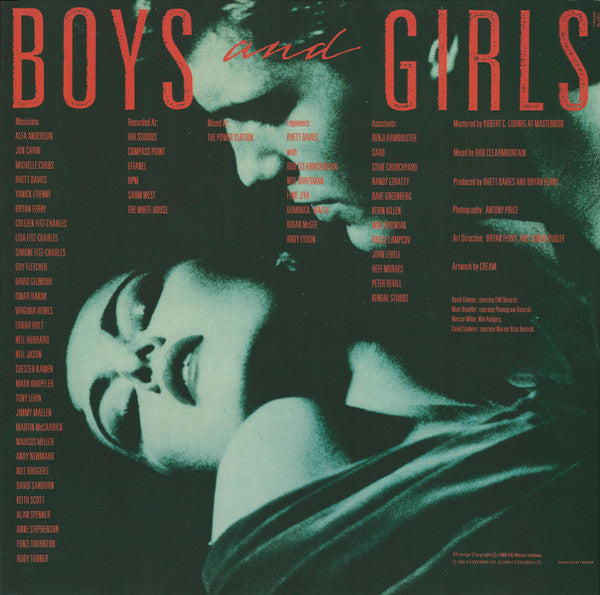 Bryan Ferry - Boys And Girls - Used Vinyl Record image 5