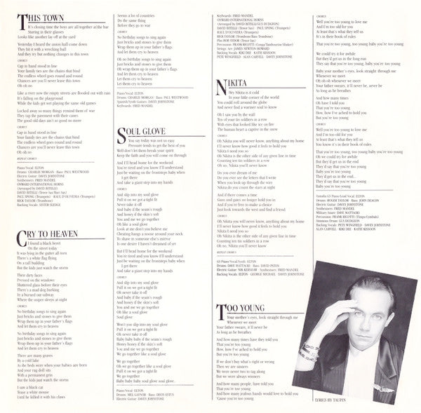 Elton John - Ice On Fire - Used Vinyl Record image 5
