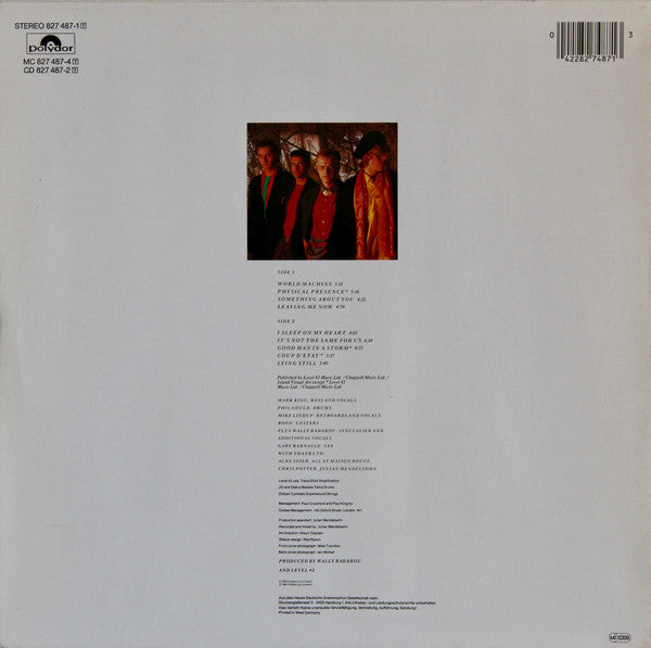 Level 42 - World Machine - Used Vinyl Record image 2