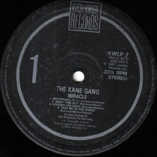 Kane Gang - Miracle - Used Vinyl Record image 3