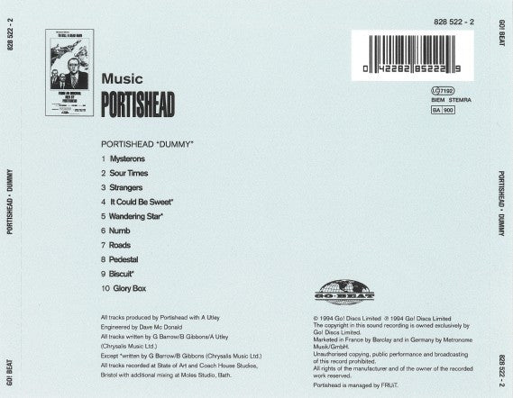 Portishead - Dummy - Used CD image 2