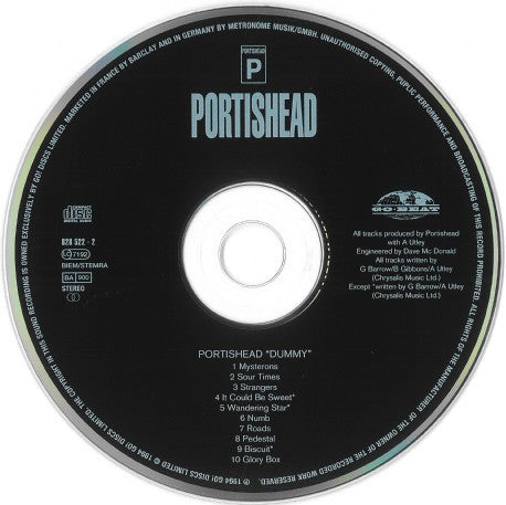 Portishead - Dummy - Used CD image 3