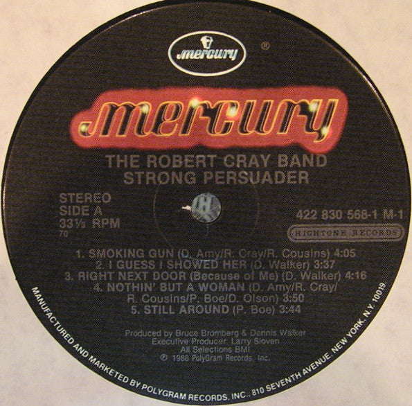 Robert Cray - Strong Persuader - Used Vinyl Record image 3