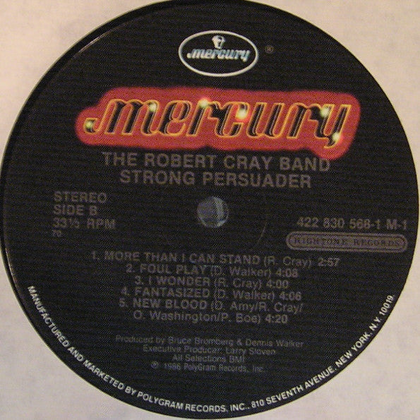 Robert Cray - Strong Persuader - Used Vinyl Record image 4