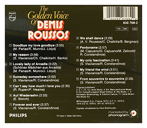 Demis Roussos - Golden Voice Of - CD image 2