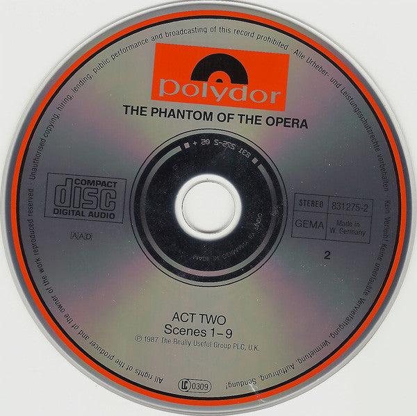 Andrew Lloyd Webber - Phantom Of The Opera (Original Cast Recording) - image 4