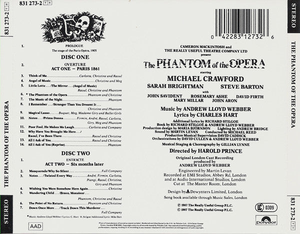 Andrew Lloyd Webber - Phantom Of The Opera (Original Cast Recording) - image 7