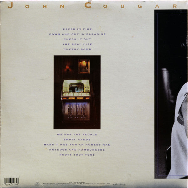 John Cougar Mellenca - Lonesome Jubilee - Used Vinyl Record image 3