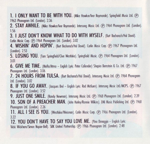 Dusty Springfield - Dusty - The Silver Collection - CD image 8