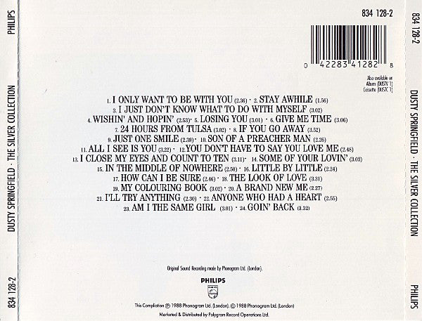 Dusty Springfield - Dusty - The Silver Collection - CD image 10