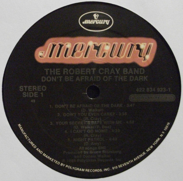 Robert Cray Band - Don't Be Afraid Of The Dark - Used Vinyl Record image 3