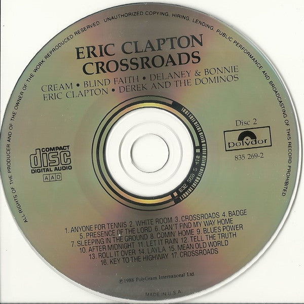 Eric Clapton - Crossroads - Used CD image 5
