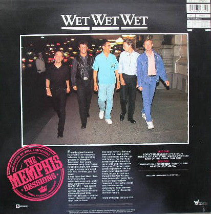 Wet Wet Wet - Memphis Sessions - Used Vinyl Record image 2