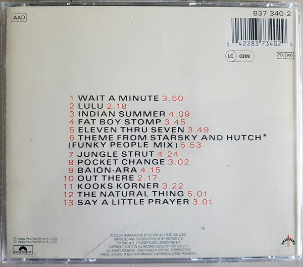 James Taylor Quartet - Wait A Minute - Used CD image 2