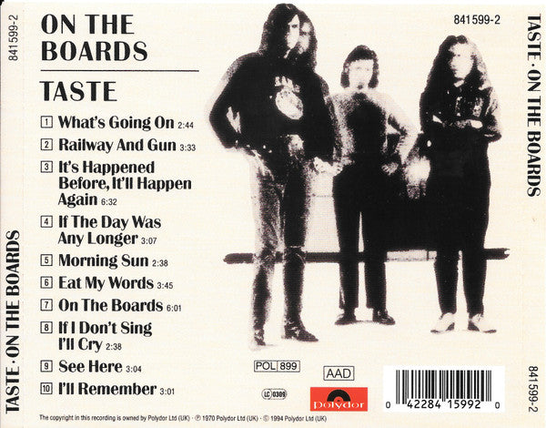 Taste - On The Boards - CD image 3