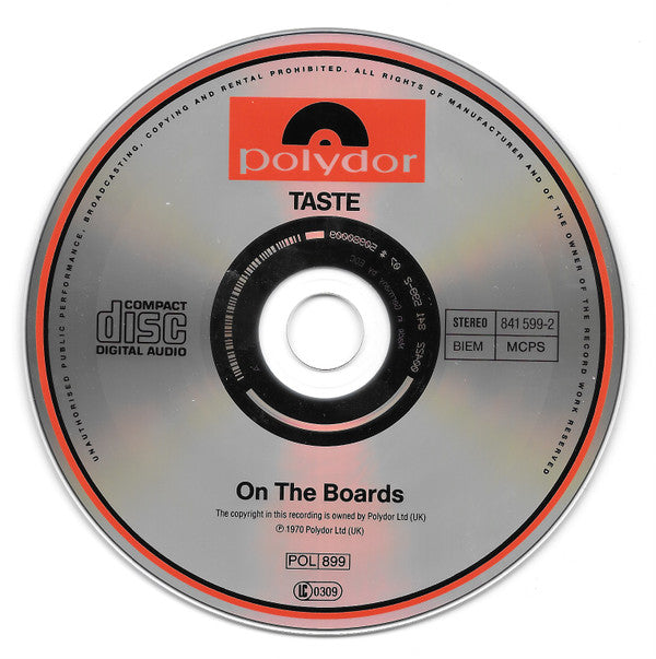 Taste - On The Boards - CD image 4
