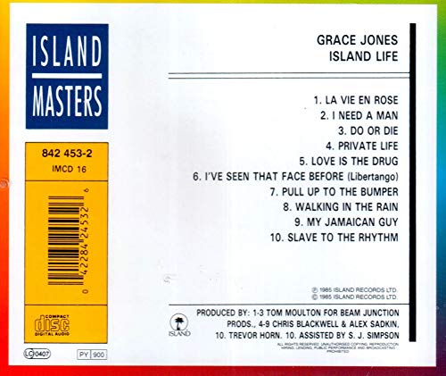 Grace Jones - Island Life - CD image 2