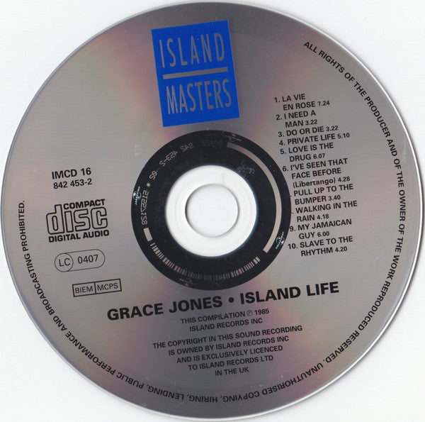Grace Jones - Island Life - CD image 3
