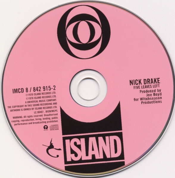 Nick Drake - Five Leaves Left - Used CD image 3