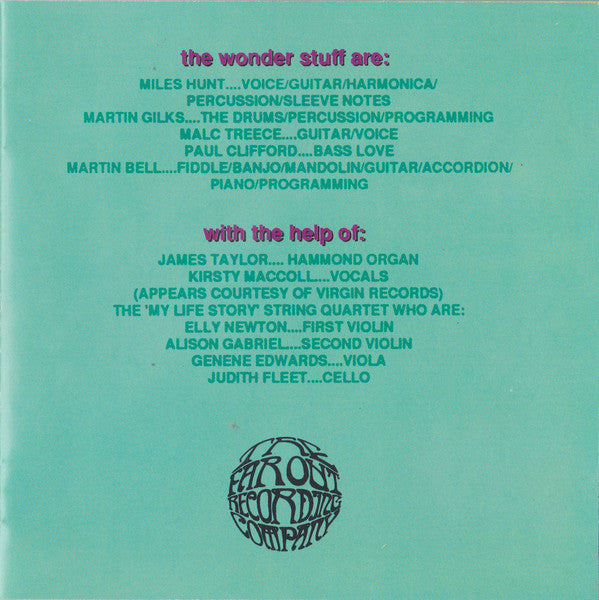 Wonder Stuff - Never Loved Elvis - Used CD image 3