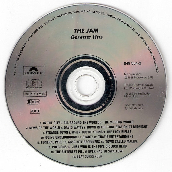 Jam - Greatest Hits - Used CD image 4