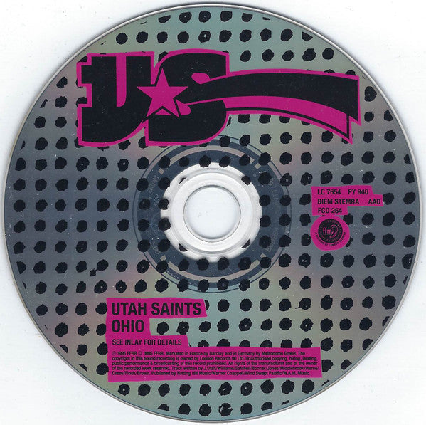 Utah Saints - Ohio - Used CD image 7