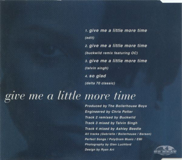 Gabrielle - Give Me A Little More Time - Used CD image 2