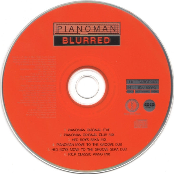 Pianoman - Blurred - Used CD image 8