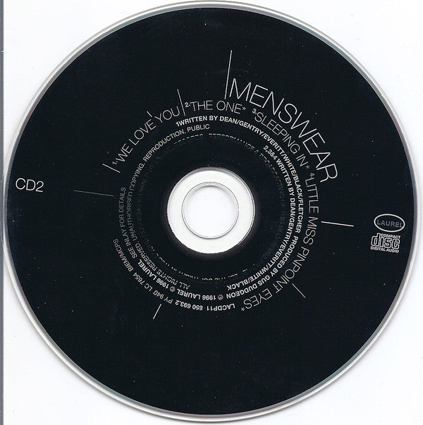 Menswear - We Love You - Used CD image 3