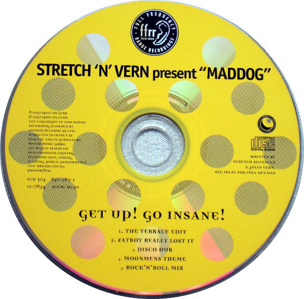 Stretch & Vern - Get Up! Go Insane! - Used CD image 3