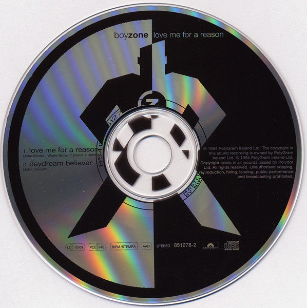 Boyzone - Love Me For A Reason - Used CD image 6