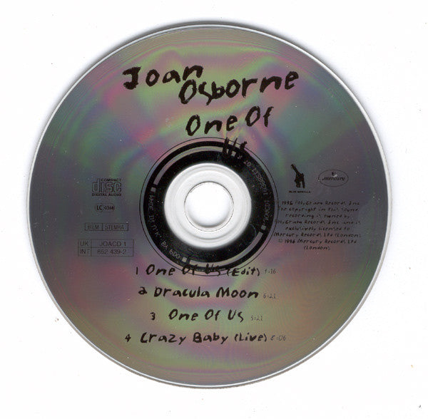 Joan Osborne - One Of Us - Used CD image 4