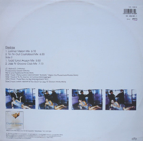 Crystal Waters - Relax - Used Vinyl Record 12" image 6