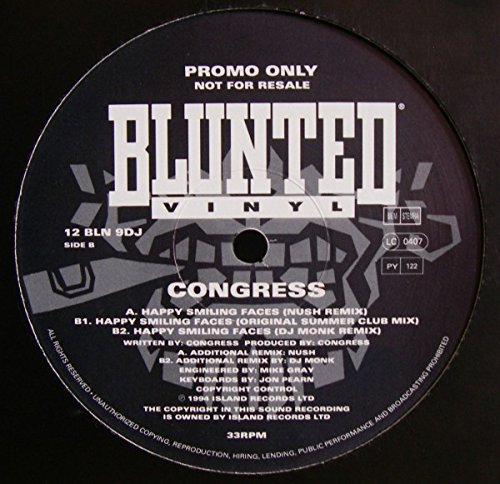 Congress - Happy Smiling Faces - Used Vinyl Record 12" image 2