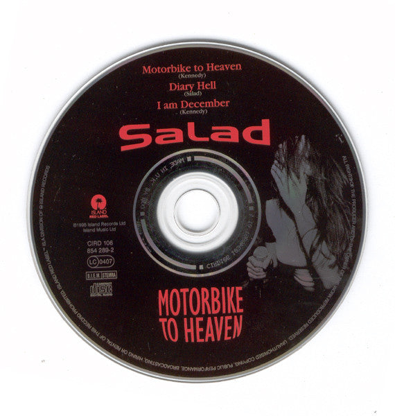 Salad - Motorbike To Heaven - Used CD image 3