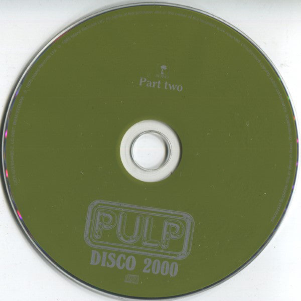 Pulp - Disco 2000 - Part Two - Used CD image 3