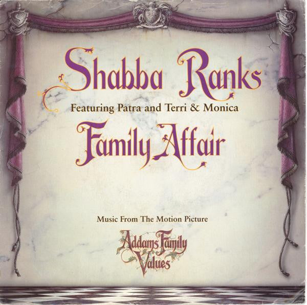 Shabba Ranks - Family Affair - Used Vinyl Record 7" image 1