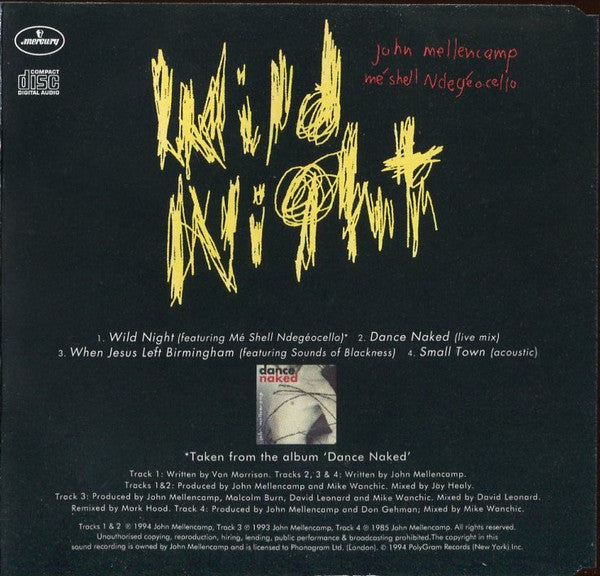 John Cougar Mellenca - Wild Night - Used CD image 5