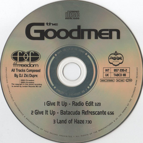 Good Men - Give It Up - Used CD image 3