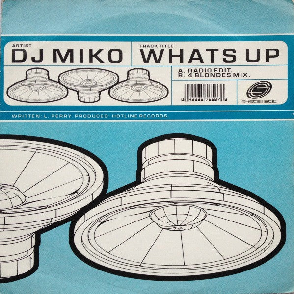 DJ Miko - What's Up - Used Vinyl Record 7" image 1