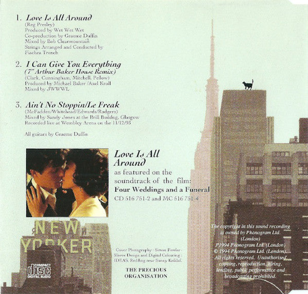Wet Wet Wet - Love Is All Around - Used CD image 5
