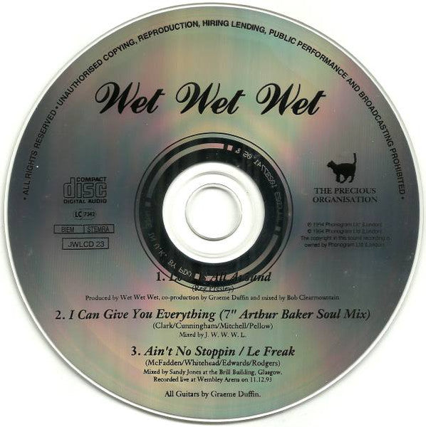 Wet Wet Wet - Love Is All Around - Used CD image 9