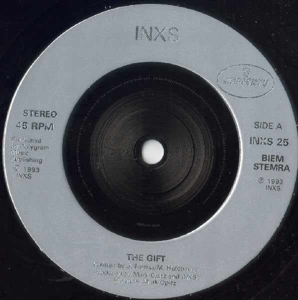 INXS - Gift - Used Vinyl Record 7" image 3